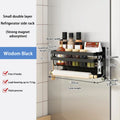 Axyaa Magnetic Fridge Shelf Paper Tube Spice Storage Rack