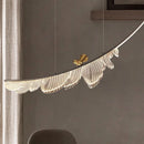 Axyaa Feather Bird Acrylic Pendant Chandelier - Modern Art Home Decoration Lighting