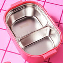 Axyaa Kids Stainless Steel Bento Lunch Box for School Girls & Children