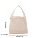 Axyaa Mesh Bag: Portable, Large Capacity Beach & Shower Bag with Handle