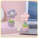 Axyaa Mini LED Flower Night Light Cute Table Lamp Desktop Ornament for Kids