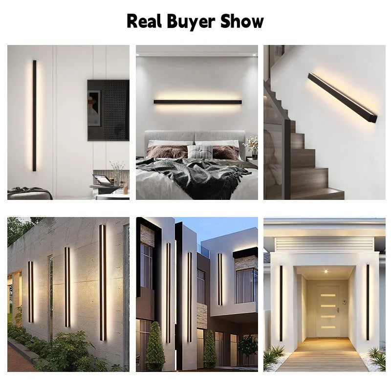 Axyaa Waterproof LED Wall Lamp for Hotel Villa Exterior & Staircase