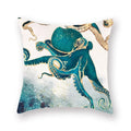 Axyaa Gold Mountains Geometric Sun Moon Cushion Cases- Home Decor Almofadas