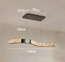 Axyaa LED Crystal Chandelier Ceiling Lamp for Indoor Living Room Lighting