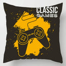 Axyaa Gamer Grip Square Pillowcase | Anime Style | TV Game Fan | 45x45 Cushion Cover