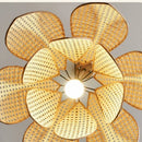 Nordic Wabi Sabi Chandelier Petal Pendant Light by Axyaa