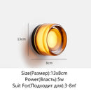 Axyaa Modern LED Glass Wall Lamp Sconce for Home Decor & Indoor Lighting