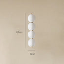 Axyaa Glass Bubble Chandelier Pendant Light - Ceiling Hanging Lamp for Living Bedroom