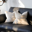 Luxury Velvet Gold Christmas Cushion Cover by Axyaa - Home Decor Sofa Bed Pillowcase