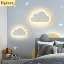 Axyaa Cloud LED Wall Light for Kids Room - Minimalist Modern Bedhead Stairway Cartoon Wall Light
