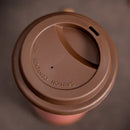Axyaa Ceramic Gradient Coffee Cup with Silicone Cover, Portable & Creative Office Home Cup