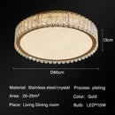 Axyaa Crystal LED Ceiling Lights for Modern Home Decor Lighting