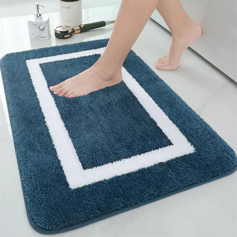 Axyaa Shaggy Soft Bath Rug 60x150 - Absorbent & Non-Slip Large Bathroom Mat