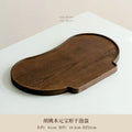 Axyaa Solid Wood Tea Tray for Serving Desserts and Coffee