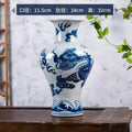 Axyaa Dragon Pattern Ceramic Vase - Jingdezhen Imitation Official Kiln Crackle Glaze