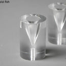 Axya Clear Dessert Stand: Stylish Ice Cream & Snack Display Rack