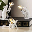 Axyaa Animal LED Table Lamp - Modern Mouse Cat Squirrel Night Light Fixture