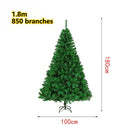 Axyaa 1.5/1.8m Green Artificial Christmas Tree Ornaments 2026 Xmas Party Decor