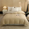 Axyaa Cotton Twill Quilt Cover - Single Size Solid Color Pure Cotton Bedding