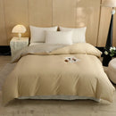 Axyaa Cotton Twill Quilt Cover - Single Size Solid Color Pure Cotton Bedding