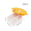 Axyaa 4 Grids Refrigerator Food Storage Box Kitchen Organizer