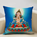 Retro Art Linen Cushion Cover 45 * 45 for Living Room Bedroom Decor with Axyaa Brand