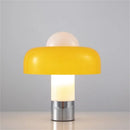 Axyaa Yellow Mushroom LED Table Lamp for Home Bedroom Decor