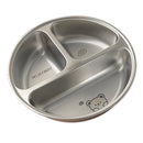 Axyaa 3-Grid Stainless Steel Kids Food Plate - Cute & Durable Divided Dish
