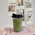 Axyaa Korea Tritan Iced Coffee Cup - Transparent Office Water Bottle