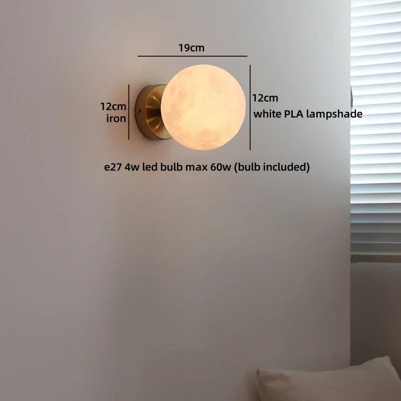 Axyaa Nordic LED Wall Lamp: Modern Kids Room Decor & Stair Light
