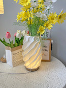 Axyaa Modern Desk Lamp for Bedroom Study, Stylish 3D Printed Decorative Hotel Room Lighting