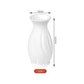 Axyaa White Flower Vase Modern Home Decor Dining Table Ornaments