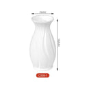 Axyaa White Flower Vase Modern Home Decor Dining Table Ornaments
