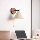 Axyaa Nordic LED Wall Sconce Wood Travertine Light Fixture