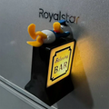 Axyaa 3D Magnetic Fridge Stickers Mini Light Signs Luminous Home Decor