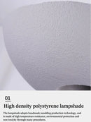 Axyaa Black Pumpkin Pendant Light: Modern Japanese Circular Design for Living and Dining Room
