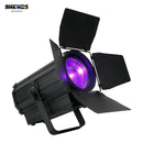 Axyaa LED 250W RGBW/WCW Focus Spot Par Lights with Barndoors for DJ Disco Concert