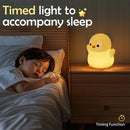 Axyaa Penguin Night Light: Rechargeable Nursery Lamp for Kids Room, Toddler Sleep Companion