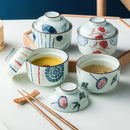 Axya Ceramic Cover Bowl Eat Soup Pot Chicken Stew Cup Tableware