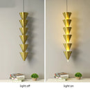 Axyaa Nordic Multilayer Chandelier: Modern LED Pendant Lamp for Home Decoration