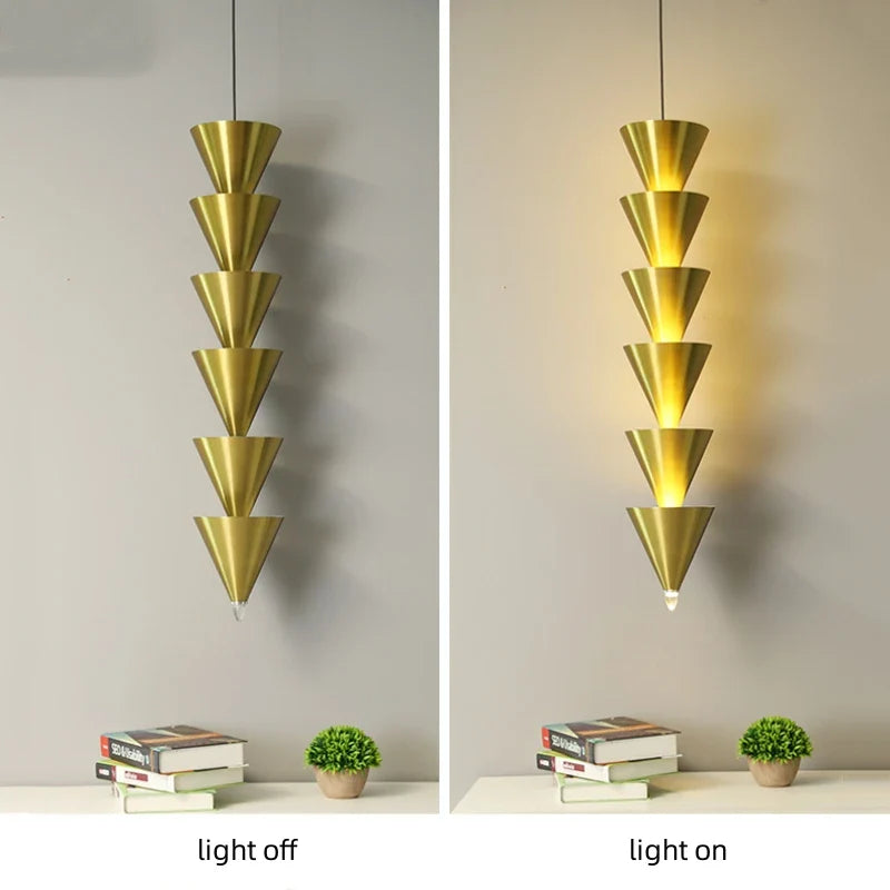 Axyaa Nordic Multilayer Chandelier: Modern LED Pendant Lamp for Home Decoration