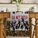 Axyaa Halloween Hand Figure Table Runner for Farmhouse Dining, Wedding Party Decor