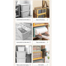 Xl Clothes Storage Box Organizer with Lid, Wheels & Stackable Design by Axyaa
