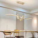 Axyaa Modern Gold LED Chandeliers for Indoor Lighting in Restaurants, Kitchens, and Bars