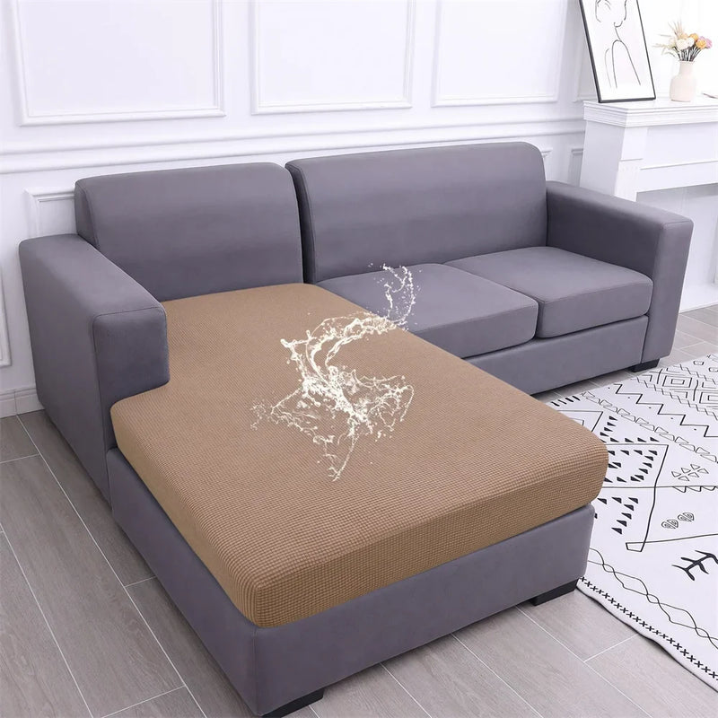 Axyaa Stretch Sofa Seat Cushion Covers - Washable Fabric Slipcover for Living Room