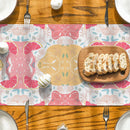 Axyaa Peach Fruit Branches Table Runner for Home Wedding Centerpieces