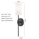Axyaa Nordic Straight Pole Wall Lamp for Bedroom Living Room Background Wall