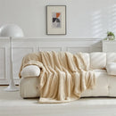 Axyaa Double-Sided Lamb Wool Warm Blanket - Four-Season Office Nap Blanket