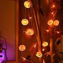 Axyaa Autumn Maple Leaf Pumpkin LED Fairy String Light