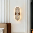 Axyaa Retro Yellow Stone Cave Wall Lamp for Vintage Bedroom and Living Room